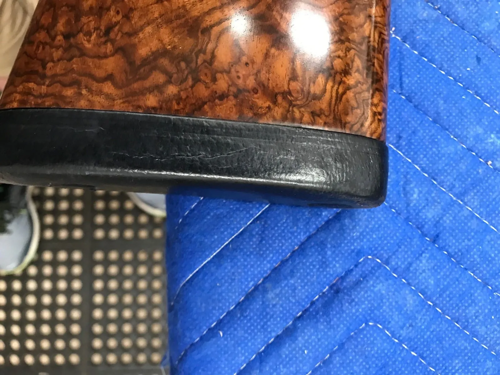 Leather recoil pads: